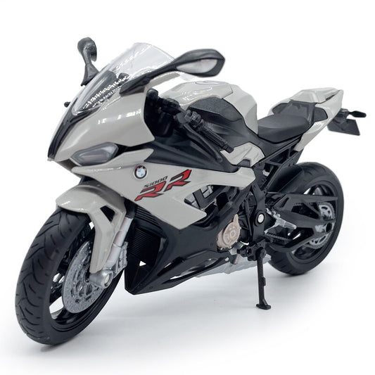1/12 BMW S1000RR Motorcycle Model Diecast Toy Vehicle Boys Toys Kids Gifts Gray