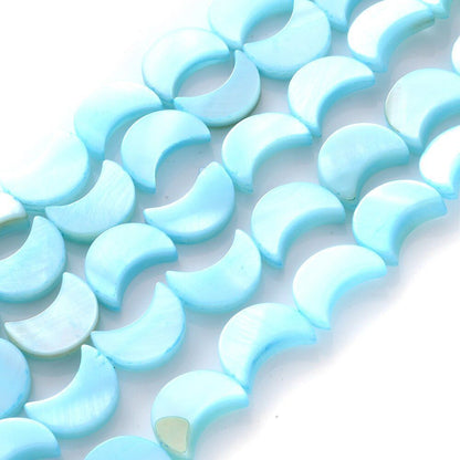 30-34pcs 8x11mm Natural Shell Spacer Beads Jewelry Making Bracelet Necklace DIY