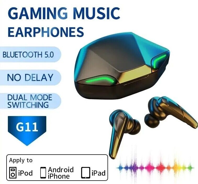 2023 Bluetooth Earbud Headset TWS Wireless Earphone Invisible for All Phone Cell