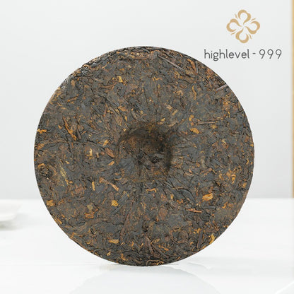 200g Ripe Pu'er Tea Cake Yunnan Pasha Dry Stored Ancient Tree Large Leaf Tea
