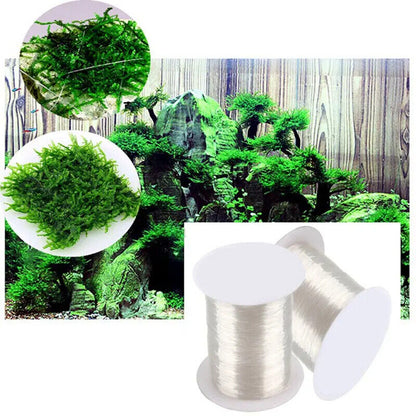 Aquarium Accessories Sponge Stainless Steel Net Mesh Pad DIY Fish Tank Moss Tree