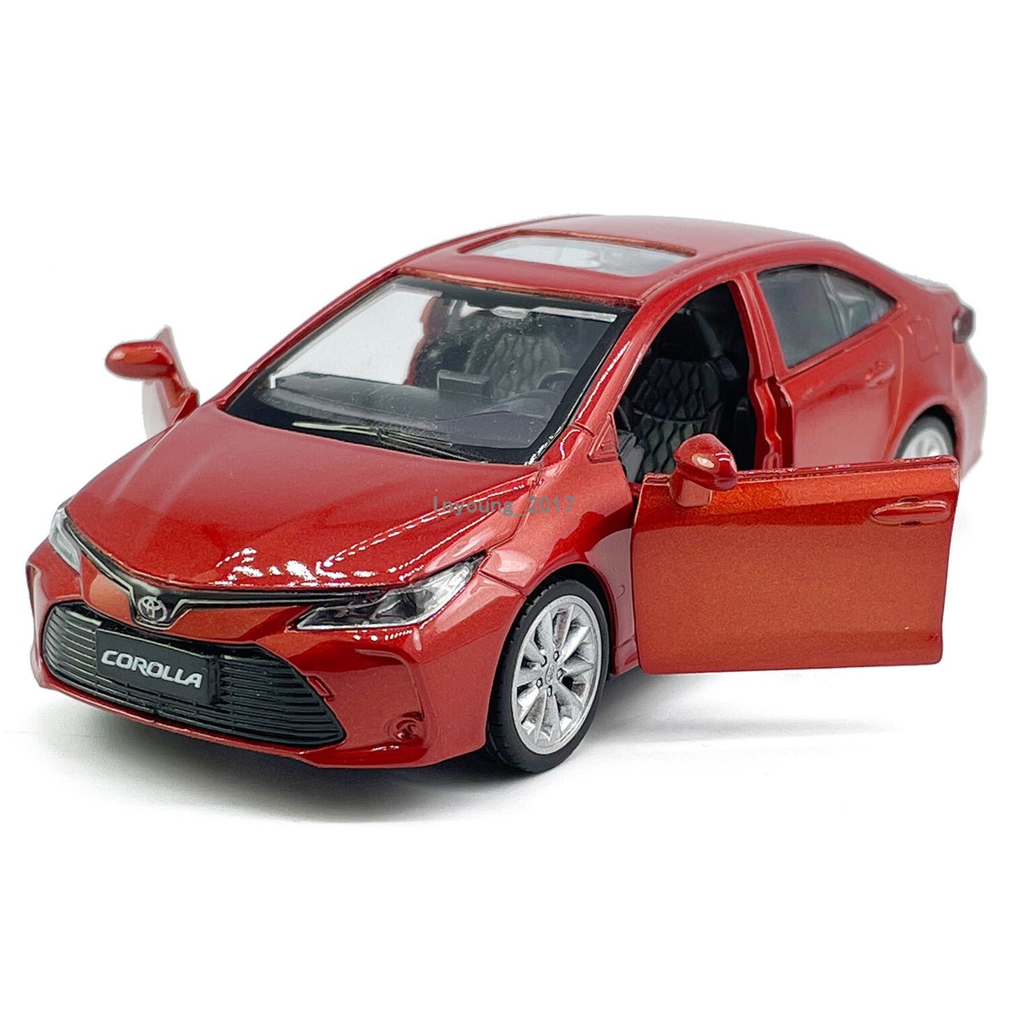1/43 Corolla Sedan Model Toy Car Diecast Toy Vehicle Boys Toys for Kids Gifts