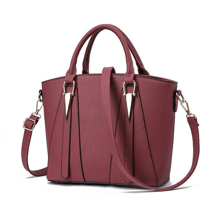 New Women's Ladies Handbags PU Leather Shoulder Messenger Cross Body Bag
