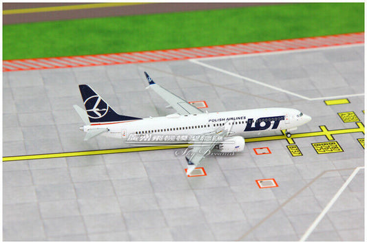 1:400 JC Wings LOT BOEING 737 MAX 8 Passenger Airplane Diecast Aircraft Model