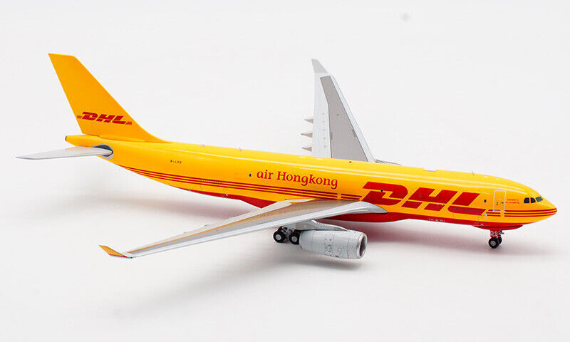 1:200 30CM JC Wings Air Hongkong DHL AIRBUS A330-200F Airplane Diecast Model