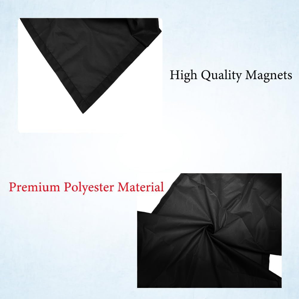 2 Pcs Fluorescent Light Covers, 4 X 2 Feet Magnetic Light Covers for Ceiling Lig
