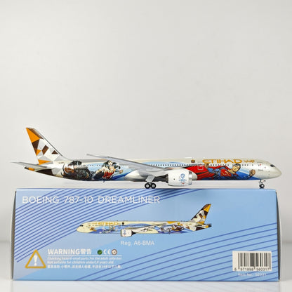 1:400 NGmodels Etihad Airways Boeing 787-10 A6-BMA Airplane Diecast Plane Model