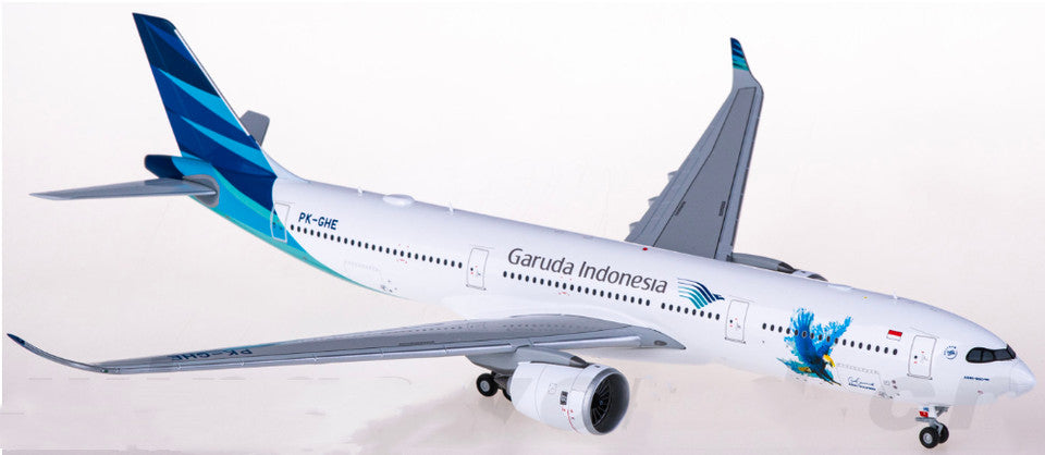 1:200 32CM JC Wings Gruda Indonesia AIRBUS A330-900neo Airplane Diecast Model
