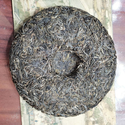 Pu-erh Raw Tea Organic Puerh Tea Menghai Old Tree 357g Round Cake