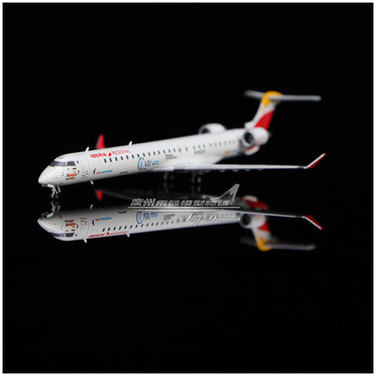 1:400 JC Wings Iberia Bombardier CRJ1000 Passenger Airplane Diecast Model