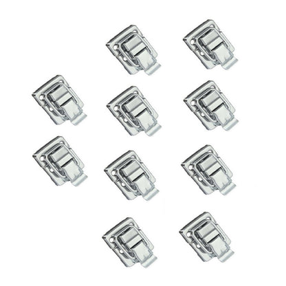 10Pcs Stainless Fastener Toggle Latch Catch Case Suitcase Box Chests Trunk Lock