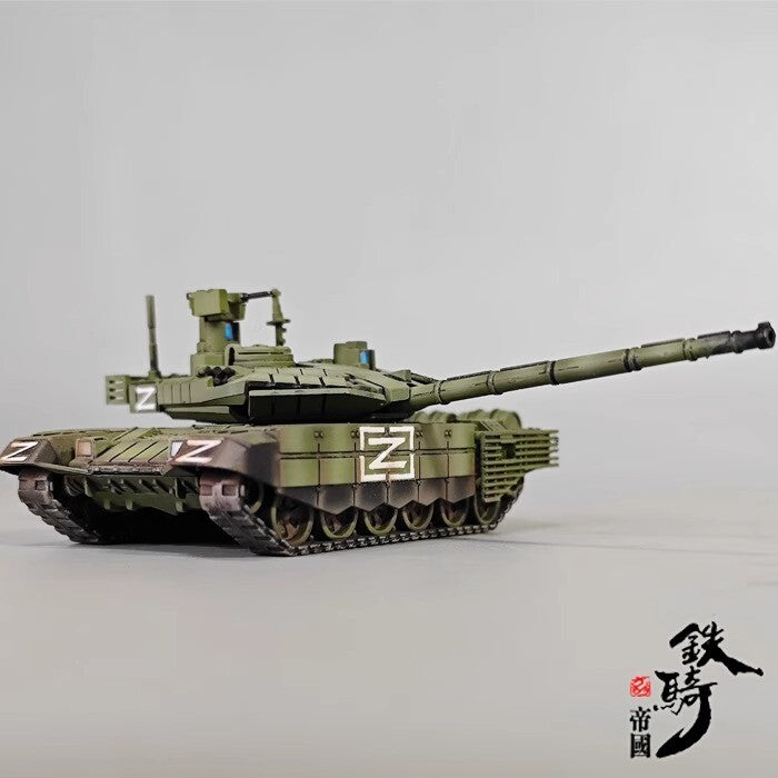 Homemade 1/72 Military Main Battle T90MS Die-cast Tank Model Static Ornament