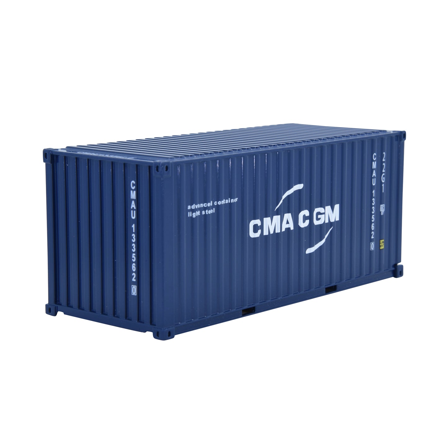 1:50 CMA CGM 20GP Metal Shipping Container Model Toy Home Office Decor Gift