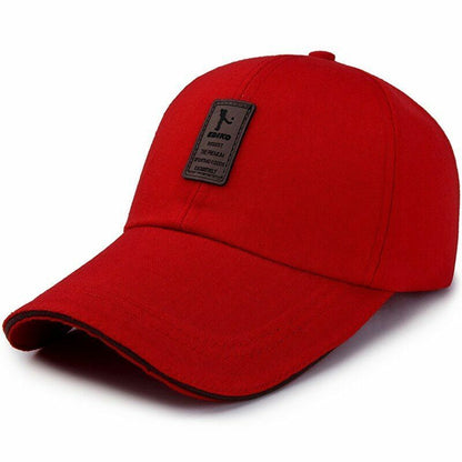 Cycling Sun Hats Adjustable Fishing Baseball Cap Casual Sports Snapback Golf Men