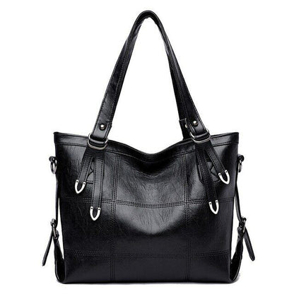Vintage Solid Crossbody Bags Women PU Leather Luxury Shoulder Bag Large Capacity