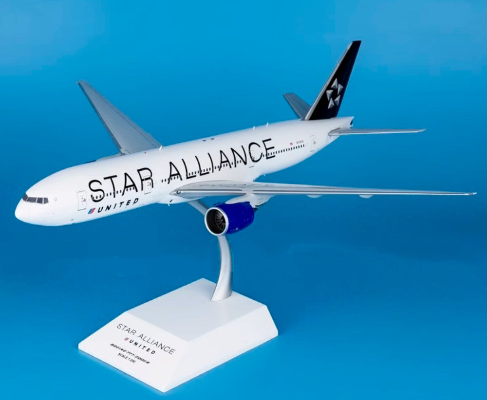 1:200 32CM JC Wings UNITED STAR ALLIANCE BOEING 777-200ER Airplane Diecast Model
