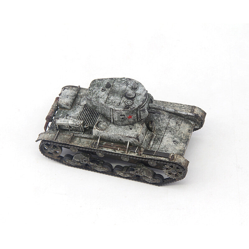 1/72 T26 T-26 Light Tank Model 1933 No Antenna Snow Coating
