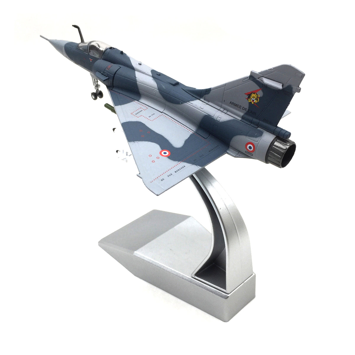 1:100 Scale French Dassault Mirage 2000 Alloy Aircraft Simulation Model Gift J