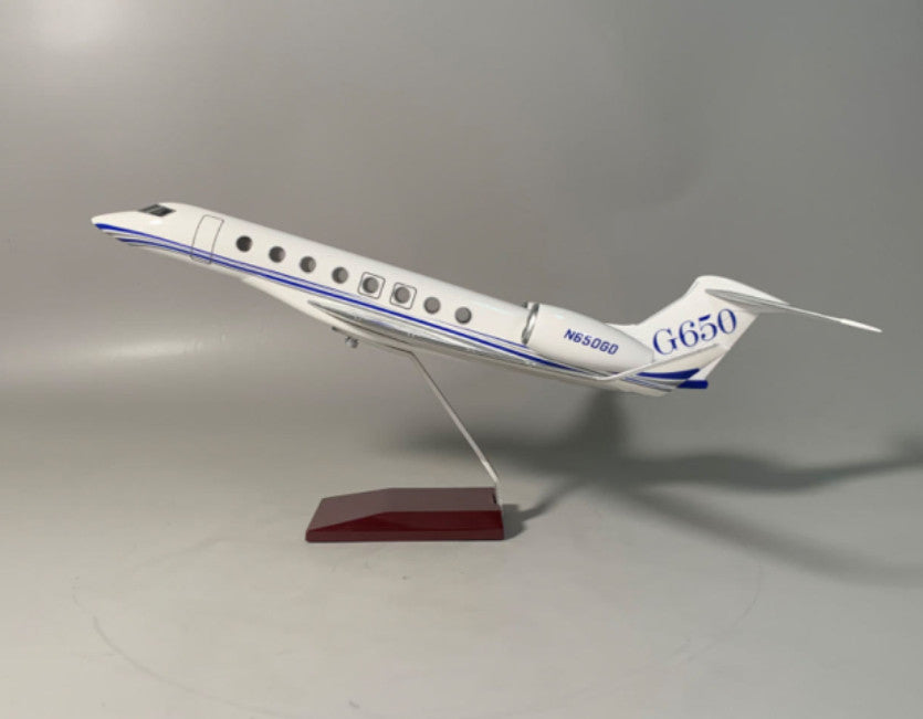 45CM 1:50 Gulfstream G650 Business Airplane Landing gears Resin Aircraft Model