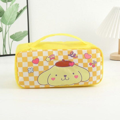 Cartoon Portable Women's Underwear Storage Bag Travel Cosmetics Storage