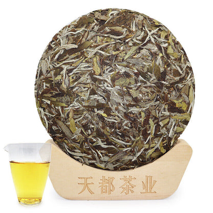 300g Fuding white tea white peony tea cake Panxi Ming Qian spring tea