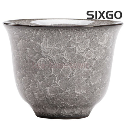 1pc Longquan Celadon Single Cup Ge Kiln Black Ice Crack Tea Cup Tea Set Tea Cup