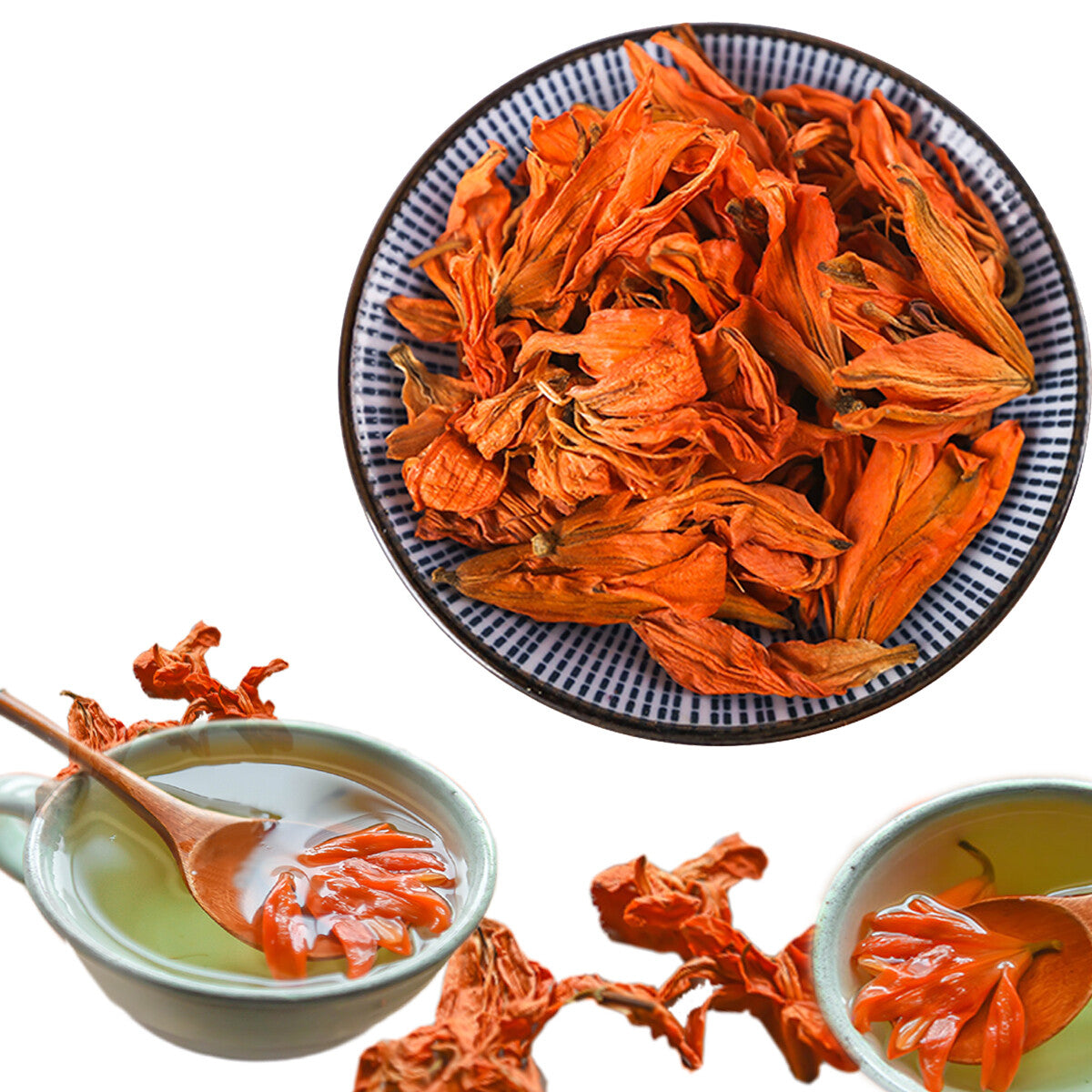 Dried Lily Flower Tea Hand Picked Premium Herbal Tea Natural Healthy Drink