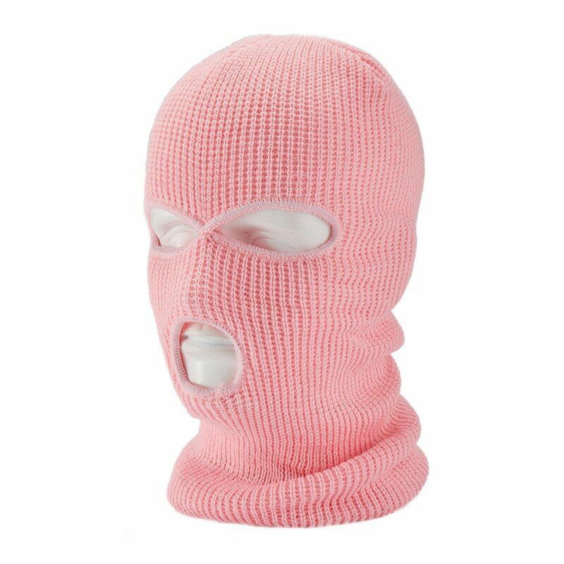 Knitted Face Mask Cover Winter Balaclava Full Face Outdoor Sports Balaclava Hat