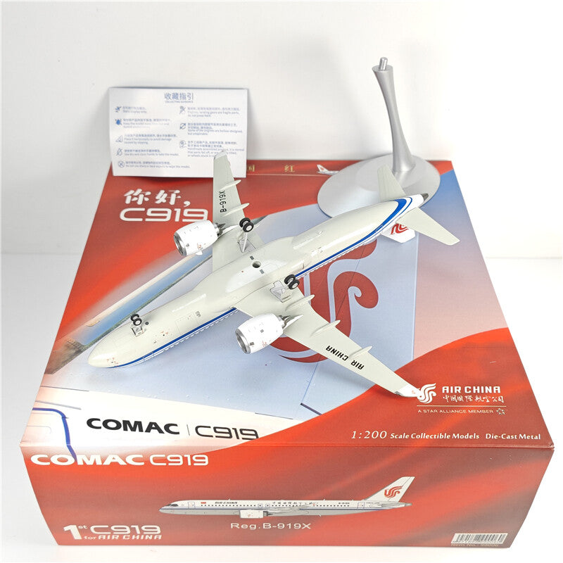 1:200 NG Model AIR CHINA C919 Passenger Airplane Diecast Aircraft Model