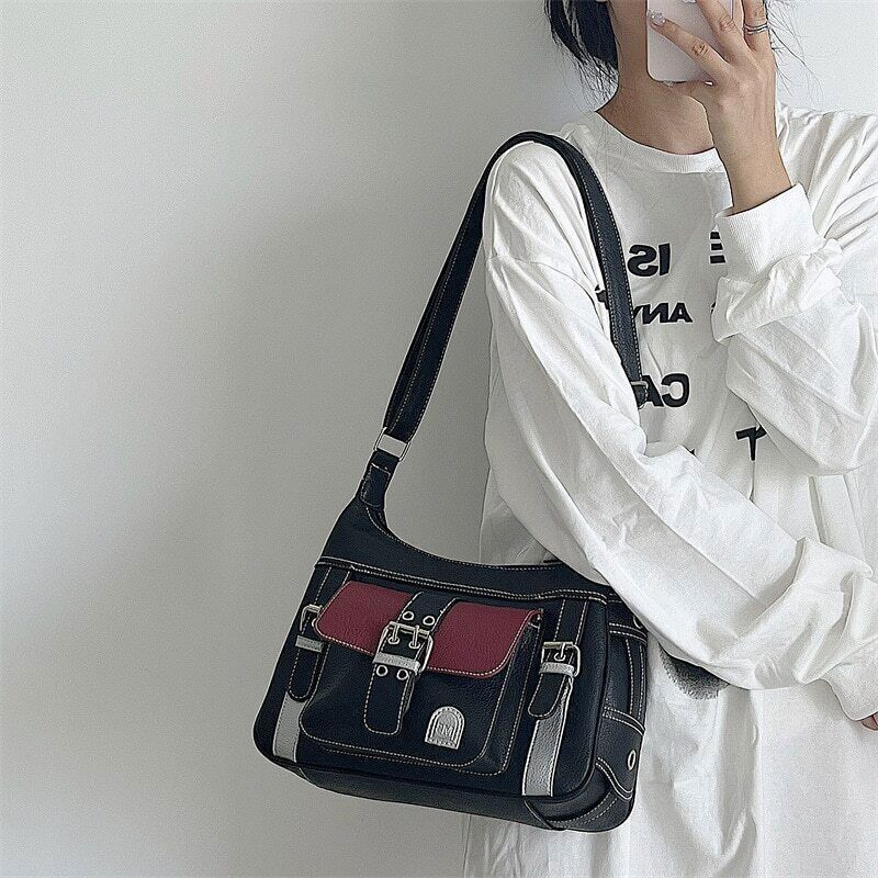 PU Leather Shoulder Bag tote Women's Bag Large Capacity Handbag Bag Female
