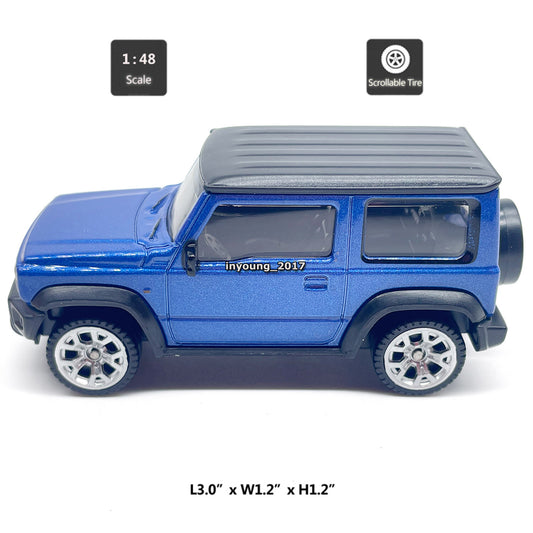 1/48 Suzuki Jimny Model Car Diecast Toy Vehicle Boys Toys for Kids Gifts Blue