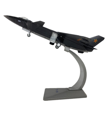 1:60 38CM Chinese J-20 Stealth Fighter Airplane Diecast Military Aircraft Model