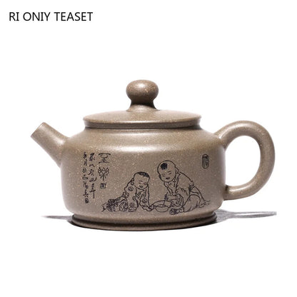170ml Chinese Purple Clay Teapot Handmade Kettle Kung Fu Tea Set Tea Ceremony