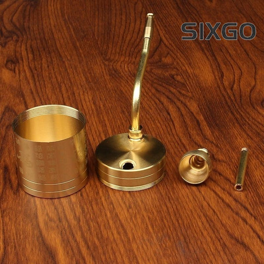 Brass Hookah Water Pipe With Water Filter Fu Character Design Mens Tobacco 1pc