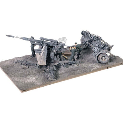 FOV 1/32 WWII German 88mm FLAK37 Anti-aircraft Gun W/Soldier Scene Finished Mode