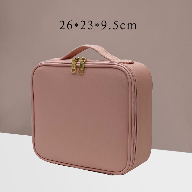 Make Up Case Professional Cosmetic Bag Synthetic Leather Makeup Purse Waterproof