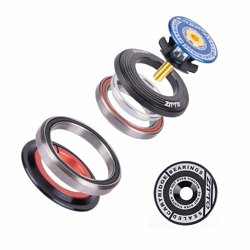 Bicycle Headset 42mm 52mm CNC 1 1/8"-1 1/2" MTB Bearing Tapered Tube Fork Steer