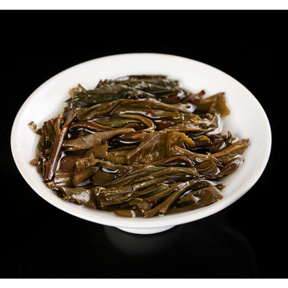357g/12.59oz Ba JiaoTing Liming 7540 Pu-erh TeaChaCake Menghai Qi Zi Bing Cha