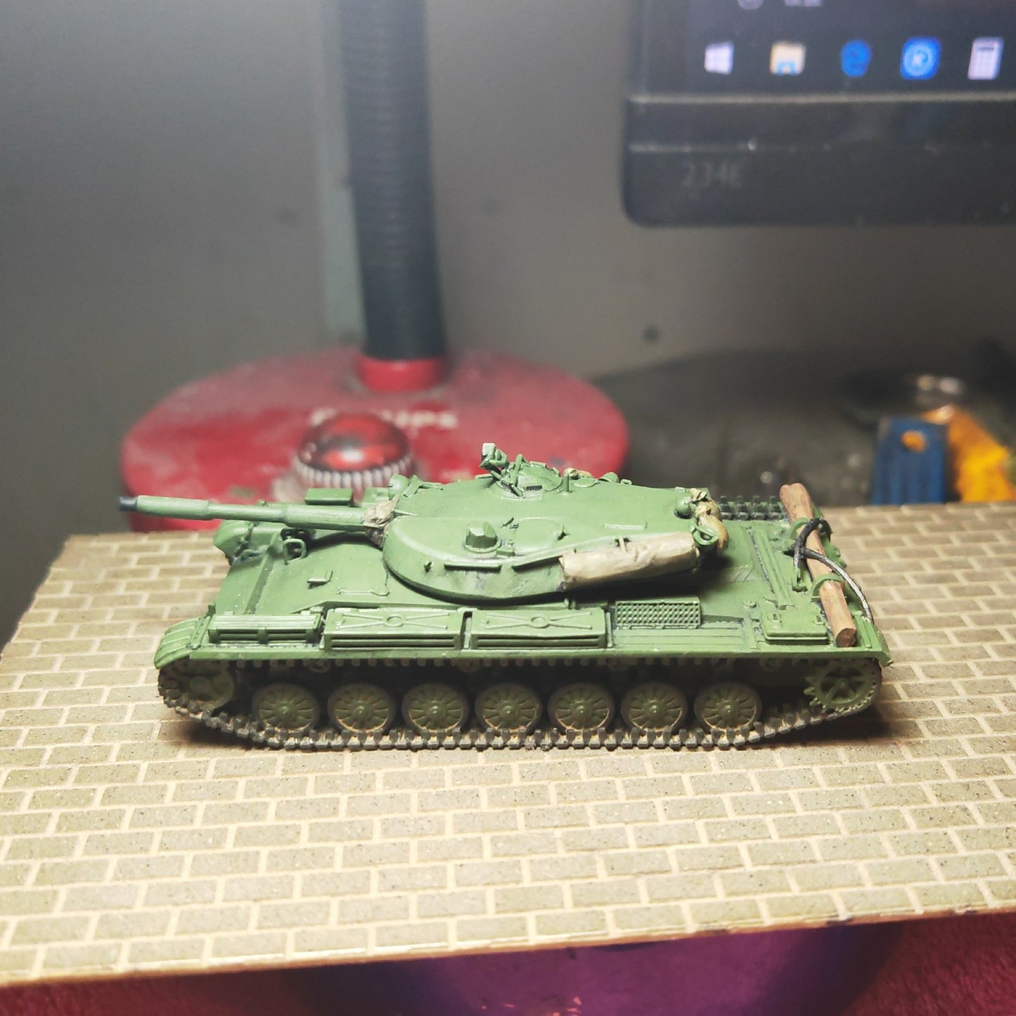 3D Printed 1/72 Soviet T100LT Light Tank Finished Product