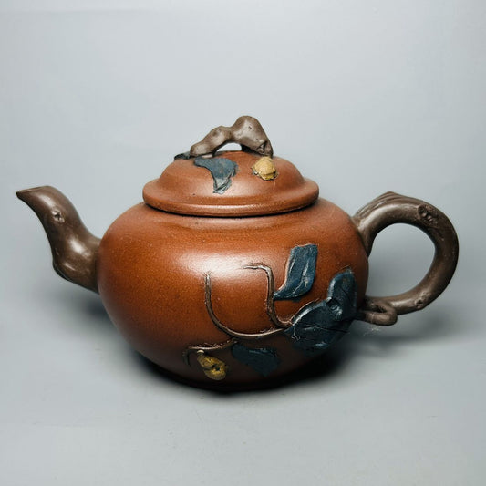 Vintage Chinese Yixing Purple Clay Teapot Zisha Ceremony Fashion Gift Teaware