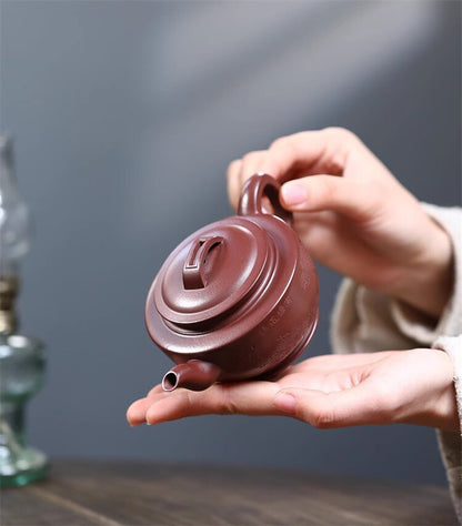200cc chinese Yixing Handmade Zisha teapot Purple Clay HaWa Gongfu Tea Pot
