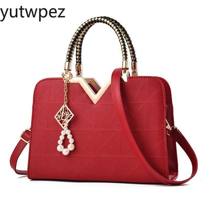 Bags Luxury Shoulder Purse Fashion Handbags Synthetic Shell Bags Beading Zipper