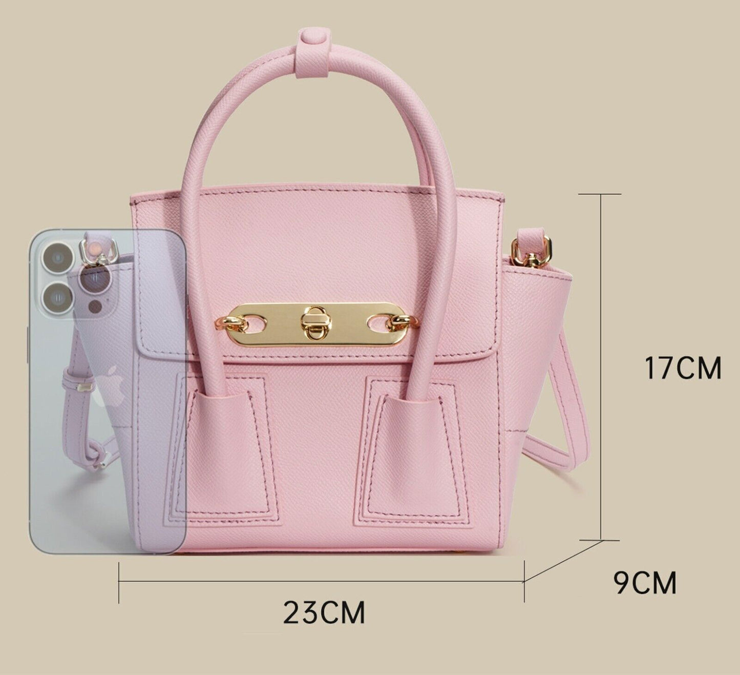 Women's Luxury Bag Genuine Leather Handbag Brand New Shoulder Crossbody Purse