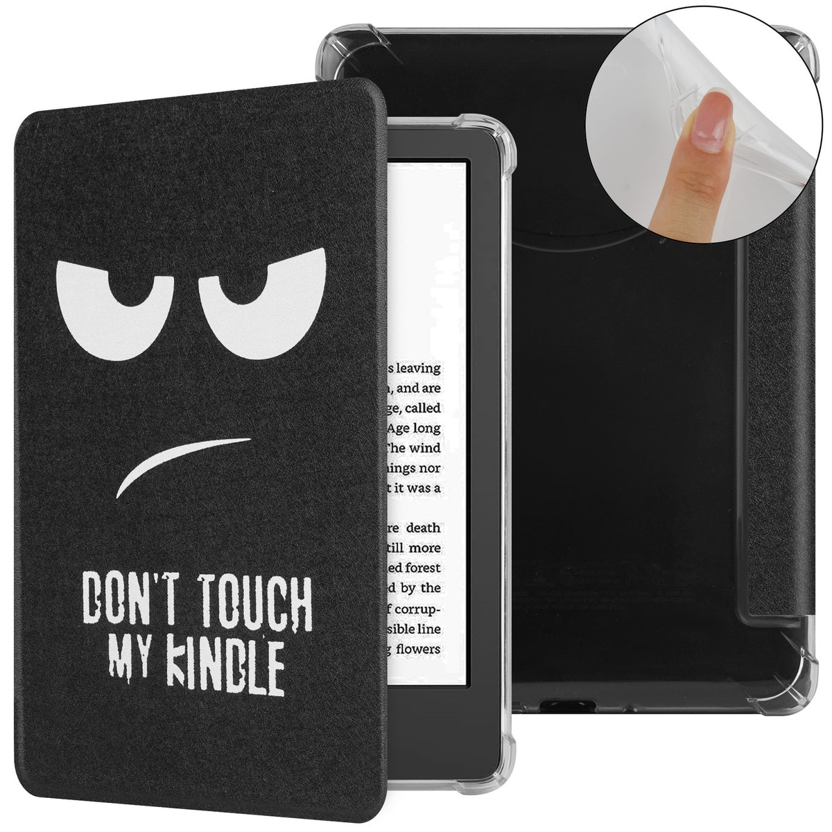 Case for 7''/6.8 Kindle Paperwhite 12th/11th Clear Soft Flexible TPU Back Cover