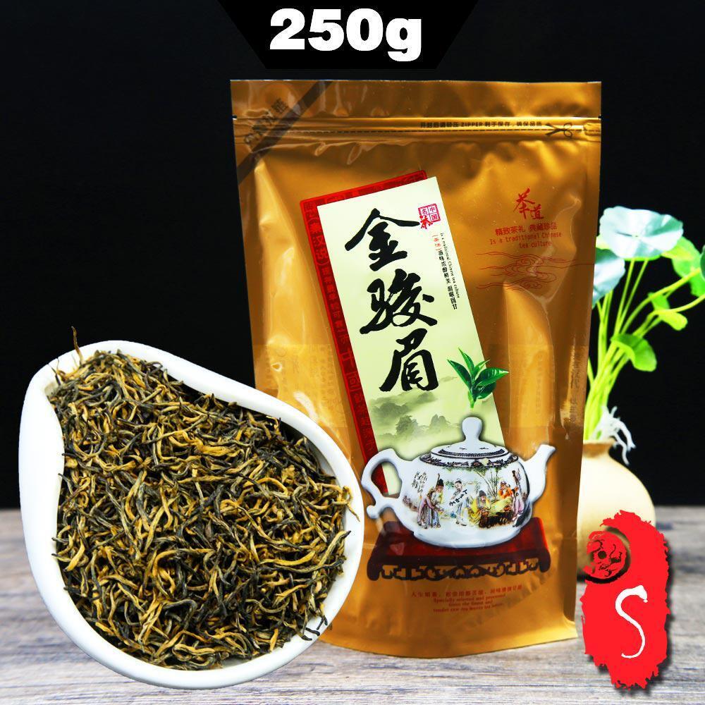 250g Chinese Tea JinJunMei Teas Golden Eyebrow Wuyi Black Tea High Quality
