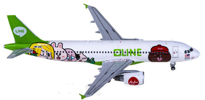 1:400 BT400 AirAsia Airbus A320 Passenger Airplane Diecast Model
