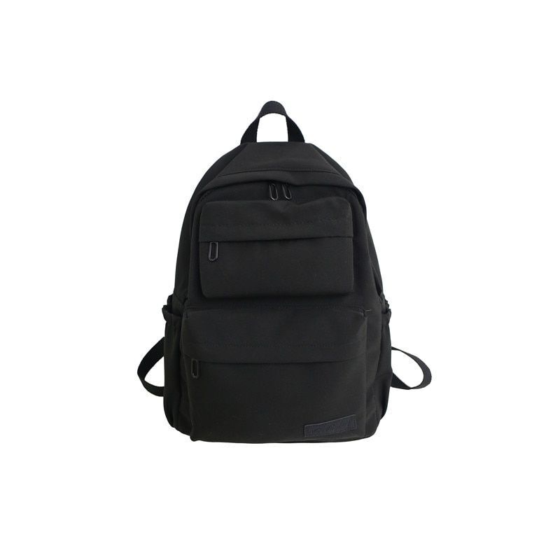 Waterproof Nylon Backpack Multi Pocket Travel School Bags Nylon Polyester Zipper