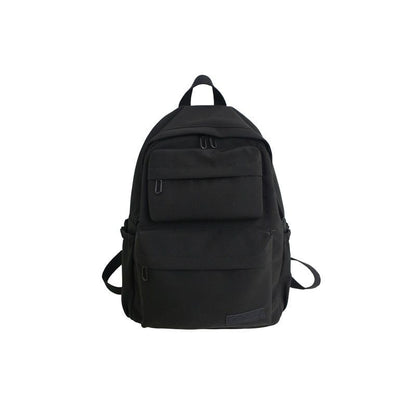 Waterproof Nylon Backpack Multi Pocket Travel School Bags Nylon Polyester Zipper