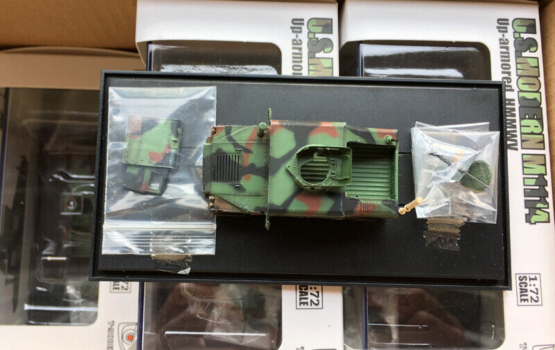 T-MODEL 1/72 M1114 camouflage Open Door Model TF7212 Finished Model