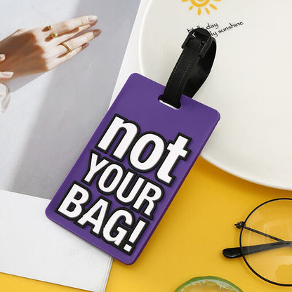 Luggage Tags PVC Hang Tag Baggage Labels Name Address Suitcase Travel Holiday